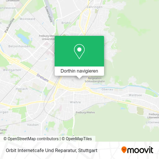 Orbit Internetcafe Und Reparatur Karte