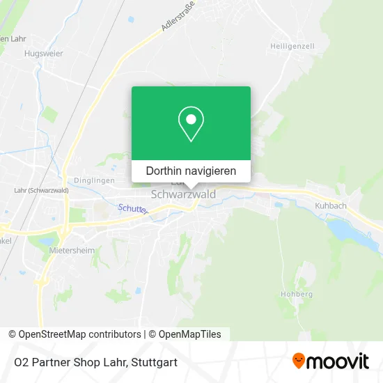 O2 Partner Shop Lahr Karte