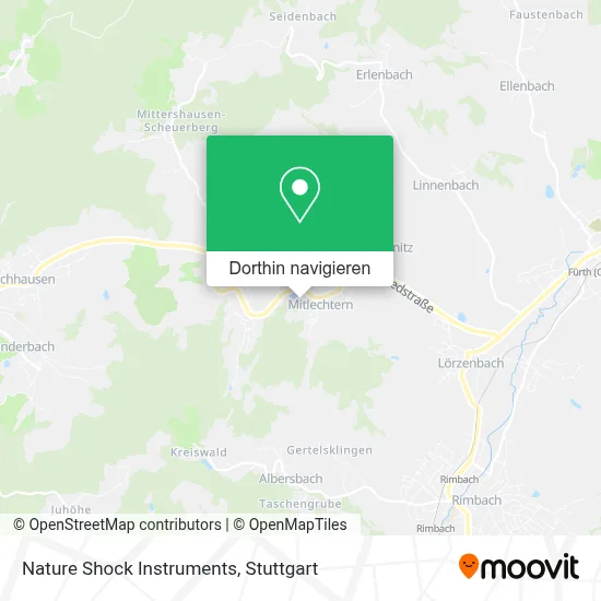 Nature Shock Instruments Karte