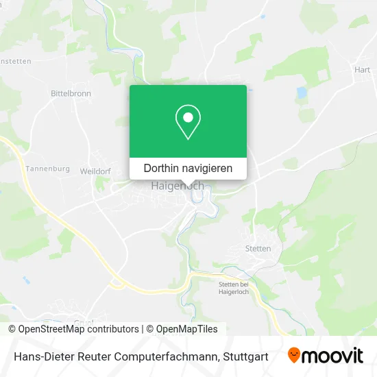 Hans-Dieter Reuter Computerfachmann Karte