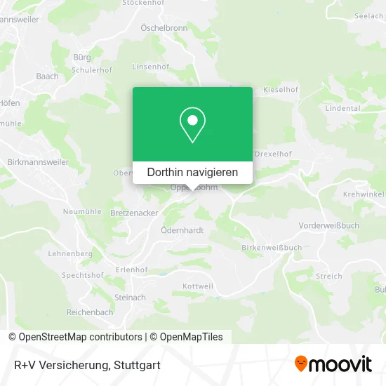 R+V Versicherung Karte