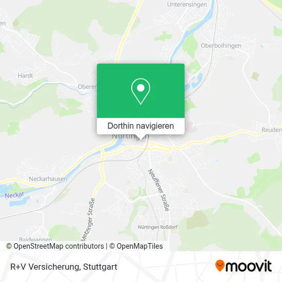 R+V Versicherung Karte