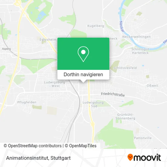 Animationsinstitut Karte