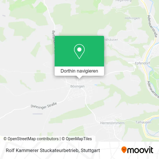 Rolf Kammerer Stuckateurbetrieb Karte