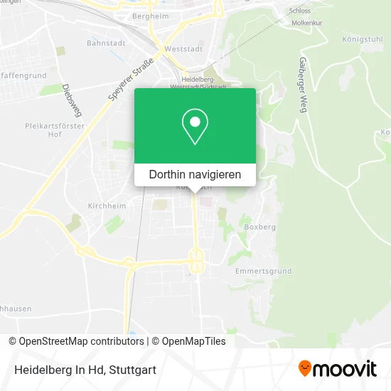Heidelberg In Hd Karte