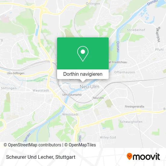 Scheurer Und Lecher Karte