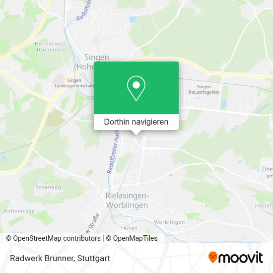 Radwerk Brunner Karte