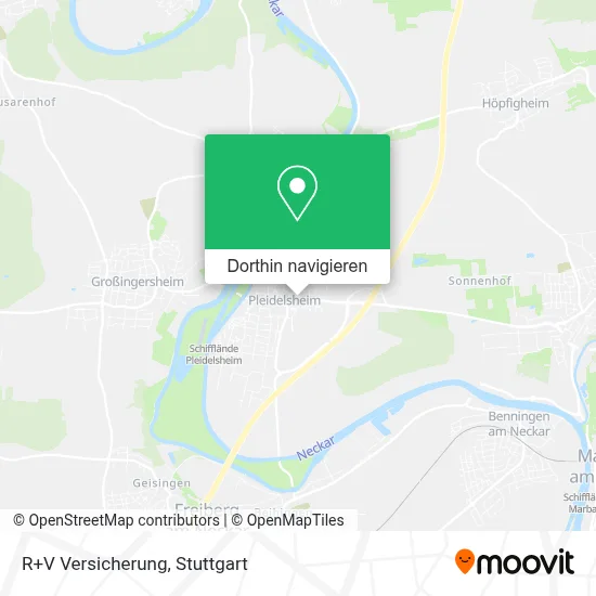 R+V Versicherung Karte