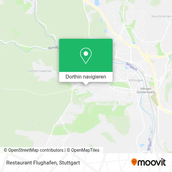Restaurant Flughafen Karte