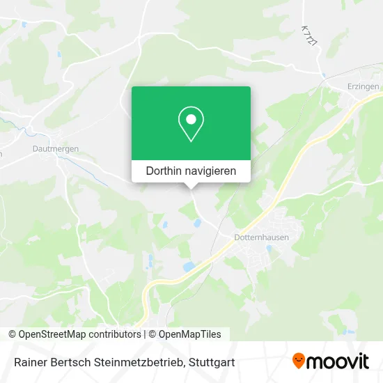 Rainer Bertsch Steinmetzbetrieb Karte