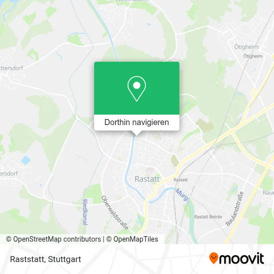 Raststatt Karte