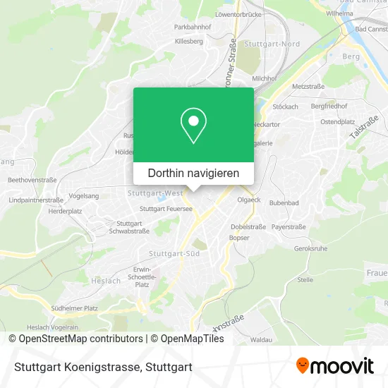 Stuttgart Koenigstrasse Karte