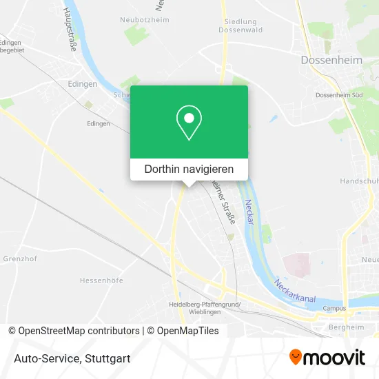 Auto-Service Karte