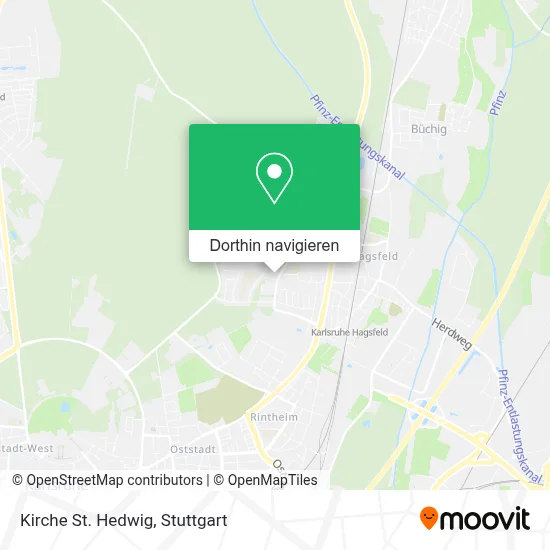 Kirche St. Hedwig Karte