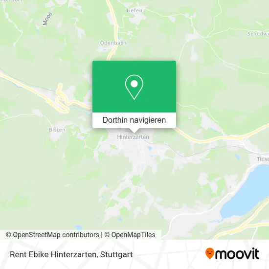 Rent Ebike Hinterzarten Karte