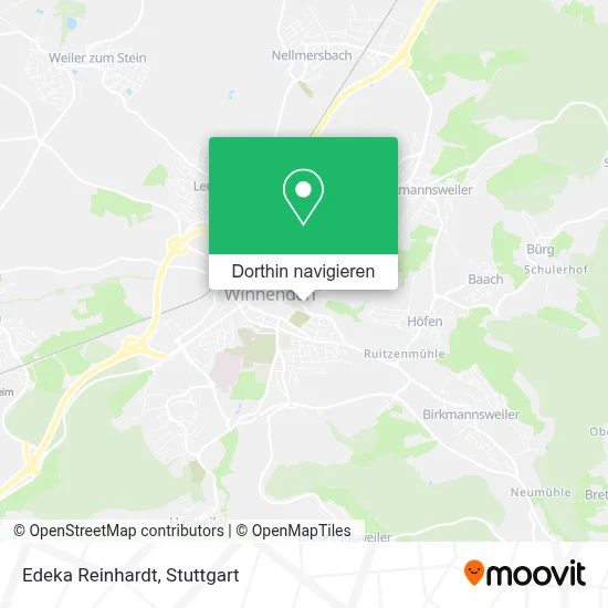 Edeka Reinhardt Karte