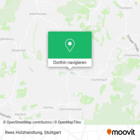 Rees Holzhandlung Karte