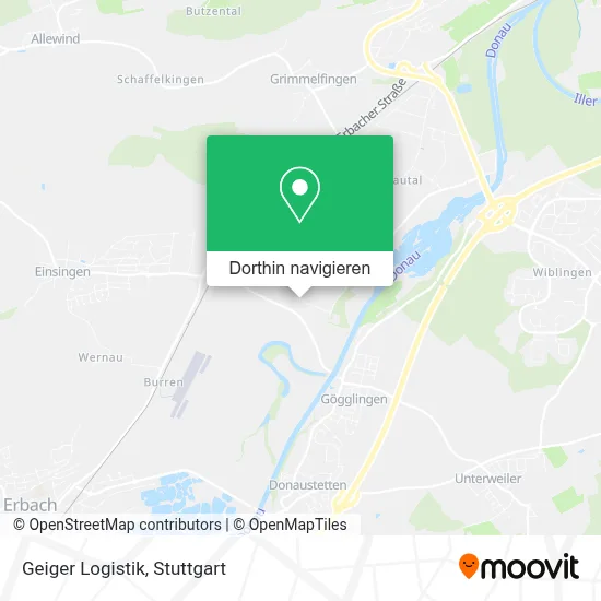 Geiger Logistik Karte