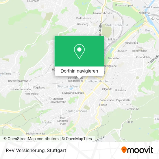 R+V Versicherung Karte