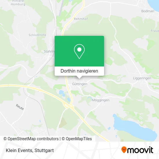 Klein Events Karte