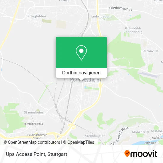Ups Access Point Karte