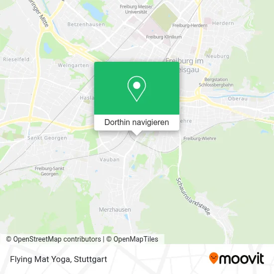 Flying Mat Yoga Karte