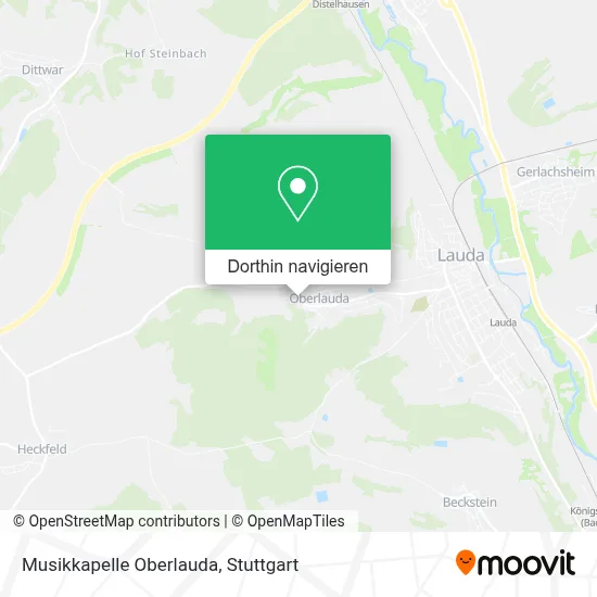 Musikkapelle Oberlauda Karte