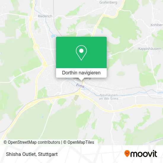 Shisha Outlet Karte