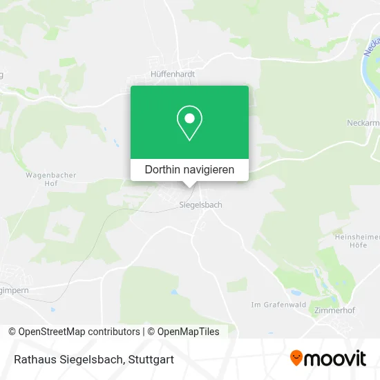Rathaus Siegelsbach Karte