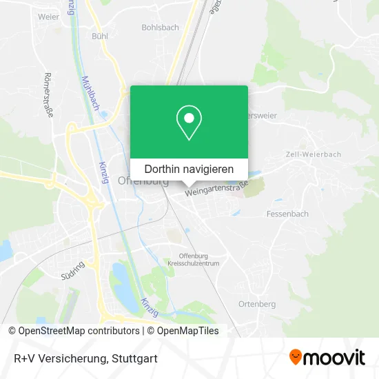 R+V Versicherung Karte