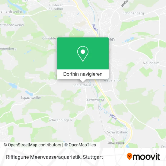 Rifflagune Meerwasseraquaristik Karte