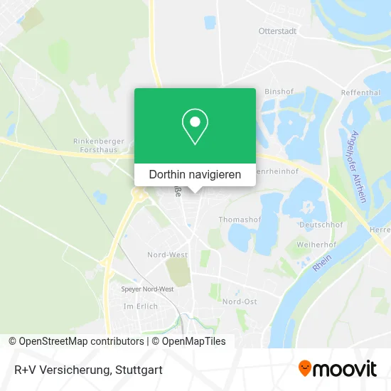 R+V Versicherung Karte