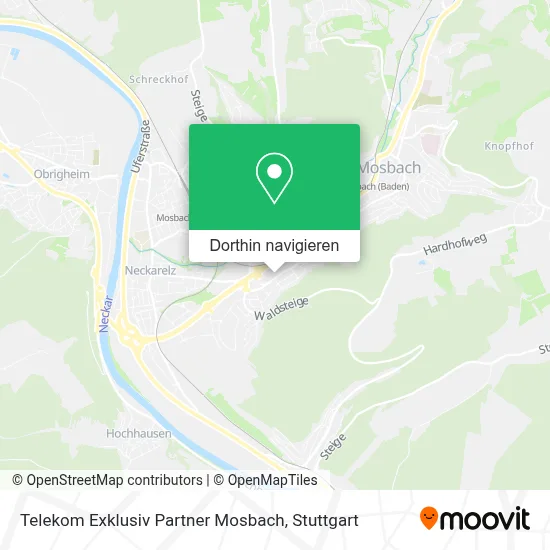 Telekom Exklusiv Partner Mosbach Karte