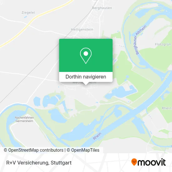 R+V Versicherung Karte