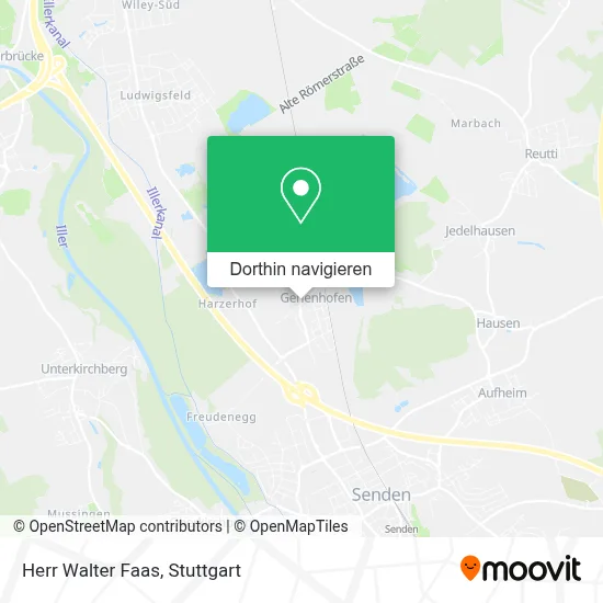 Herr Walter Faas Karte