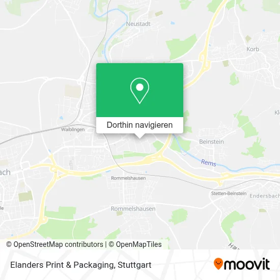 Elanders Print & Packaging Karte