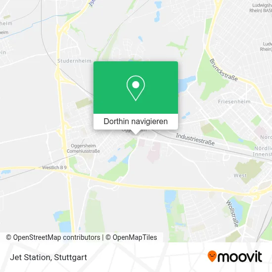 Jet Station Karte