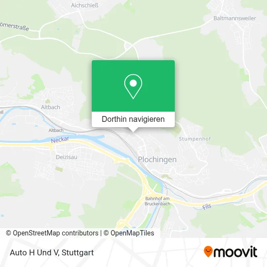 Auto H Und V Karte