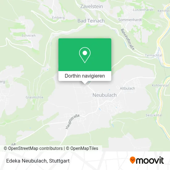 Edeka Neubulach Karte