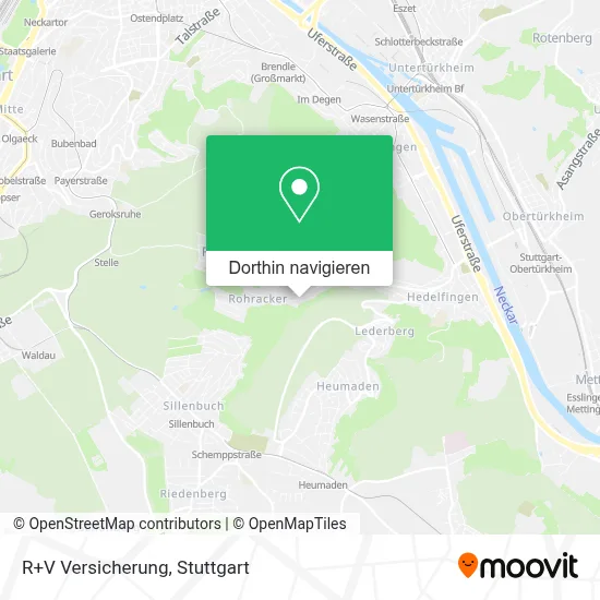 R+V Versicherung Karte
