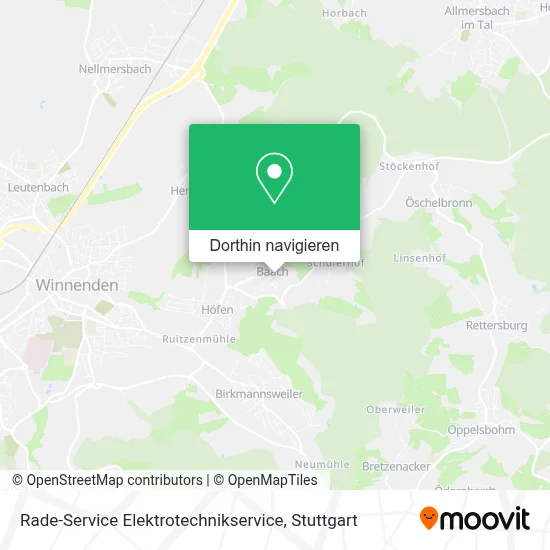 Rade-Service Elektrotechnikservice Karte