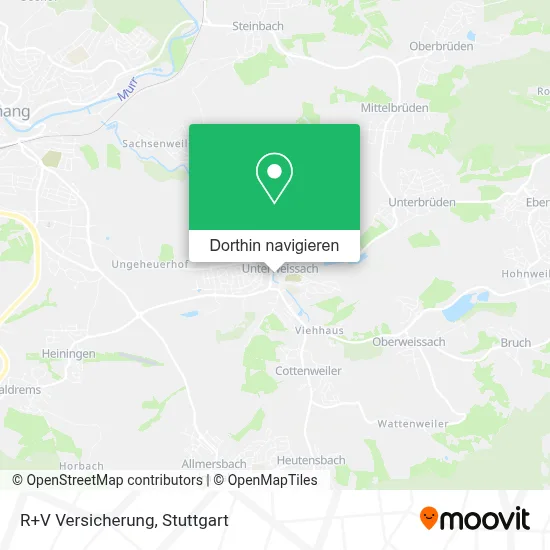 R+V Versicherung Karte