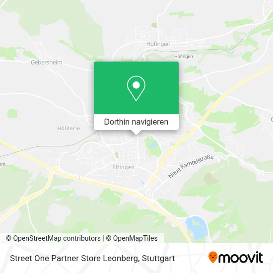 Street One Partner Store Leonberg Karte