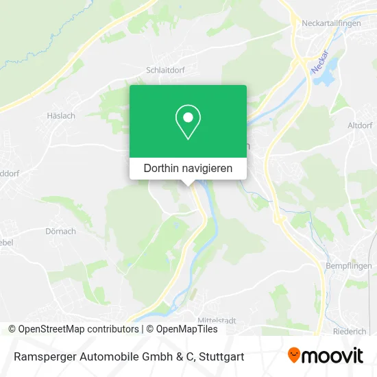 Ramsperger Automobile Gmbh & C Karte
