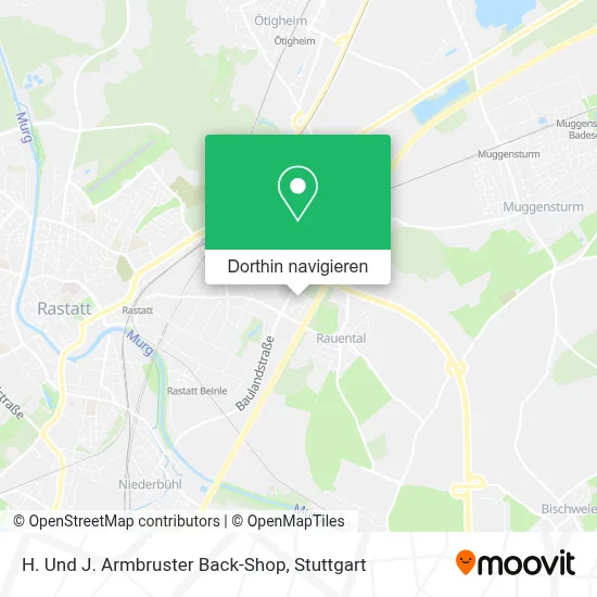 H. Und J. Armbruster Back-Shop Karte