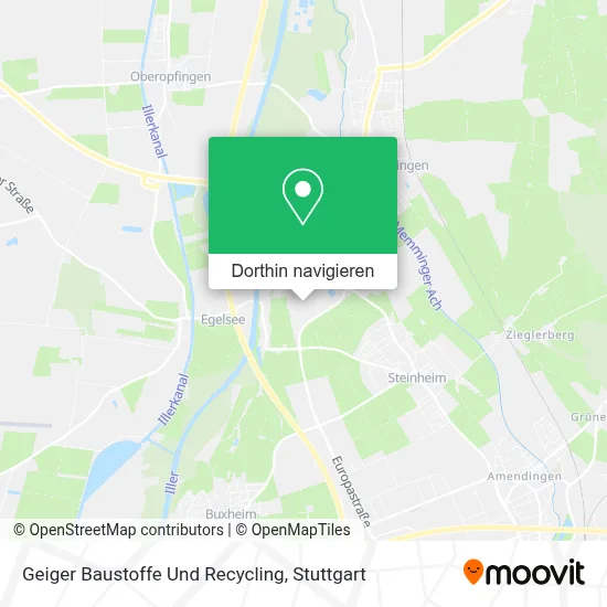 Geiger Baustoffe Und Recycling Karte