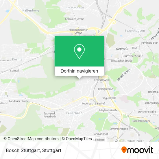 Bosch Stuttgart Karte