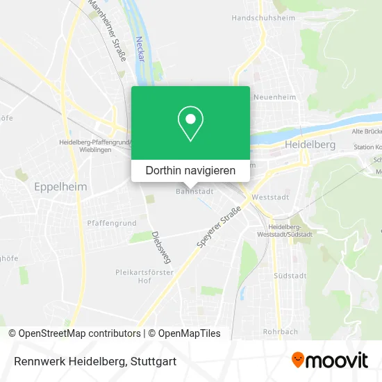 Rennwerk Heidelberg Karte