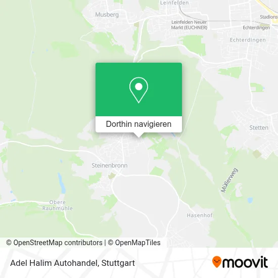 Adel Halim Autohandel Karte