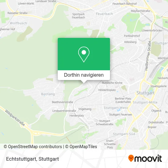 Echtstuttgart Karte